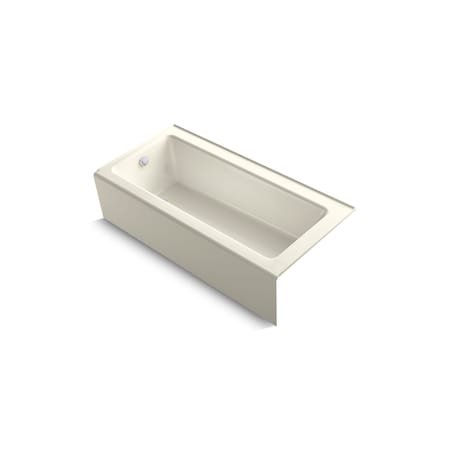 Kohler 66 in L, 32 in W, Biscuit, Cast Iron 847-96